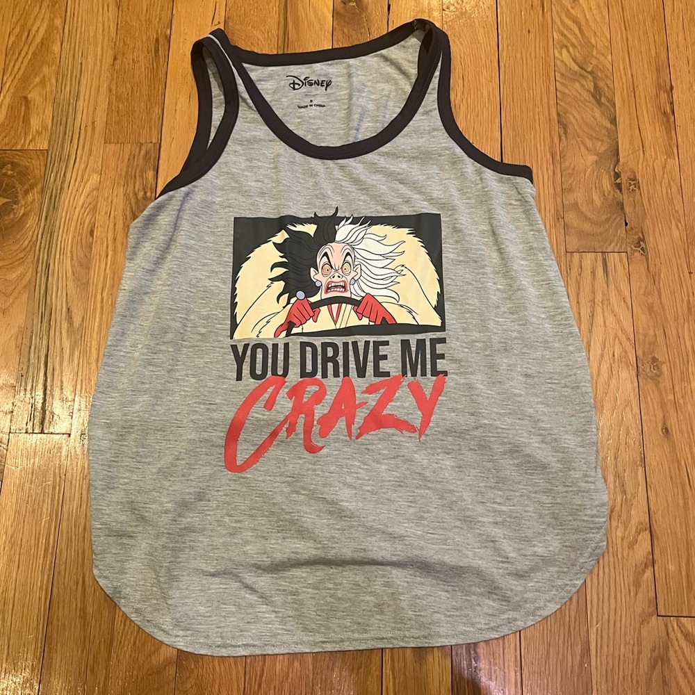 EUC Disney Cruella Tank Small